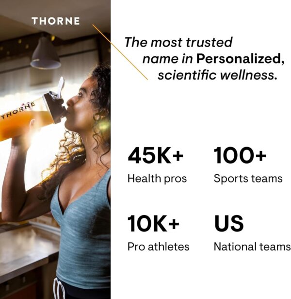 THORNE Basic Nutrients 2/Day - Comprehensive Daily Multivitamin with Optimal Bioavailability - Vitamin & Mineral Formula - Gluten, Dairy & Soy-Free - 60 Capsules - 30 Servings