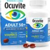 Ocuvite Adult 50+ Eye Vitamins and Mineral Supplements with Lutein, Zeaxanthin and Omega-3 from Bausch + Lomb 90 Soft Gels