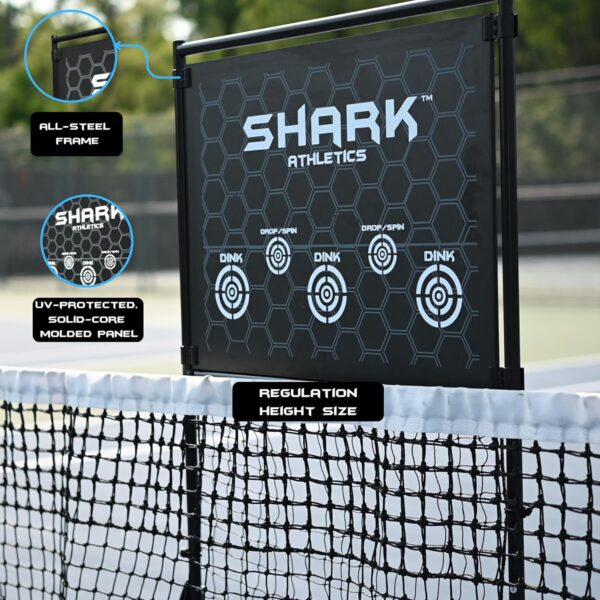 Pickleball Practice Rebounder Backyard & Indoor - Portable Pickleball Rebounder - Premium Pickleball Practice Board - Pickleball Wall for Practice - Pickleball Backboard (Easy Setup)