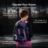 Teddi Pickleball Backpack Grn/wh- Large Capacity Pickleball Bags for Women - Durable 1000D Nylon, Multipurpose Paddle Case with Multiple Pockets, Stylish Paddle Bag