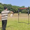 Hoverphenix 10FT Mini Pickleball Net, 4FT Adjustable Height Dink Training Rebounder Net with Paddles Set of 2, Pickleballs and Carry Bag for Outdoor Indoor Driveway Game, Easy Setup