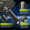 Pickleball Paddles Set of 2 USAPA Approved T700 Raw Carbon Fiber Pickleball Paddle, Friction Surface Pickleball Rackets with 4 Balls 1 Pickleball Bag, Pickle Ball Paddle Set for Men and Women