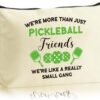 JAPBOR Makeup Bag for Pickleball Player - Pickleball Lover Inspirational Gifts for Women, Love Pickle Ball Zipper Organizer Cosmetic Bag, Ball Sport Travel Toiletry Pouch for Coach Fan Gift