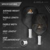 JOOLA Pickleball Paddle – Reinforced Fiberglass Surface, Honeycomb Polypropylene Core, USAP Approved Paddles, Durable & Beginner-Friendly Pickleball Racket w/Comfortable Grip, Multiple Colors