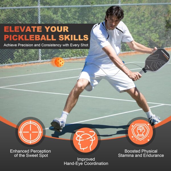 Pickleball Trainer – Rebounder for Solo Training Anywhere | Durable, Portable & Easy-Setup Practice Equipment | Fun for All Ages