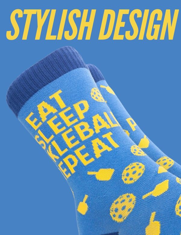 InnoBeta Funny Pickleball Gifts: One Size Crew Socks, I'd Rather Be Playing
