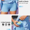 ATTRACO 2 Piece Tennis Dresses for Women High Waisted Pleated Skirt Sets Seamless Colorblock Golf Outfits