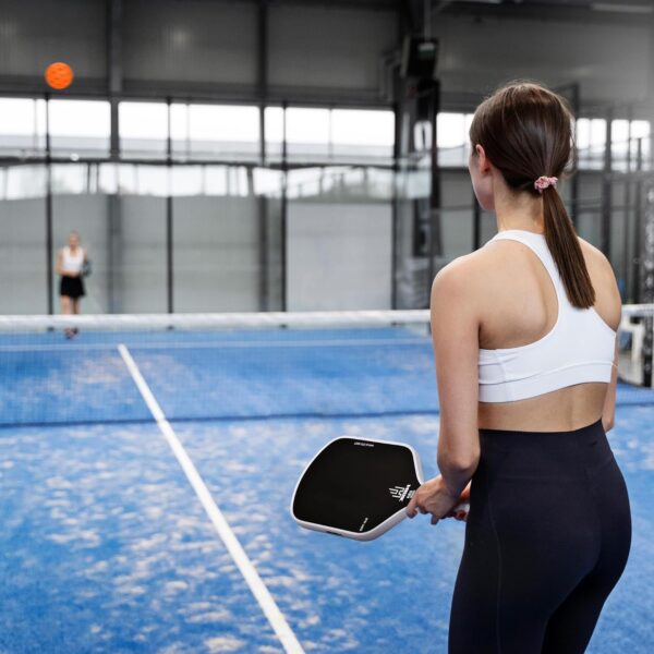 RAV PRO Pickleball Paddle - Ultimate HIGH END 16mm Japanese Toray T700 Raw Carbon Fiber CFS w/Excellent GRIT Roughness Texture, Aero Dynamic Curve, USAPA Approved, Non Slip Grip