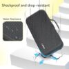 RLSOCO Hard Case for Pickleball Paddles, Portable bag for Men & Women, Fits All Pickleball Paddle Shapes and Sizes, Holds 2 Rackets and 4 ball (Case Only)