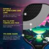 Pickleball Paddles Set of 2 Fiberglass Pickleball Set with 2 Paddles, 4 Balls and Carrying Bag - Lightweight Pickleball Paddle for Beginners & Pro, Adults & Kids Pickleball Gifts