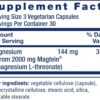 Life Extension Neuro-Mag Magnesium L-Threonate, Magnesium L-threonate, Memory Health, Quick Thinking, Cognitive Health Support, Vegetarian, Non-GMO, 90 Vegetarian Capsules