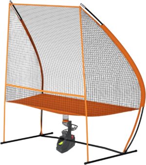 MR 7'x6' Freestanding Multi-Sport Training Return Net - Compatible with Tennis, Pickleball, Softball, Baseball & Toss Machine