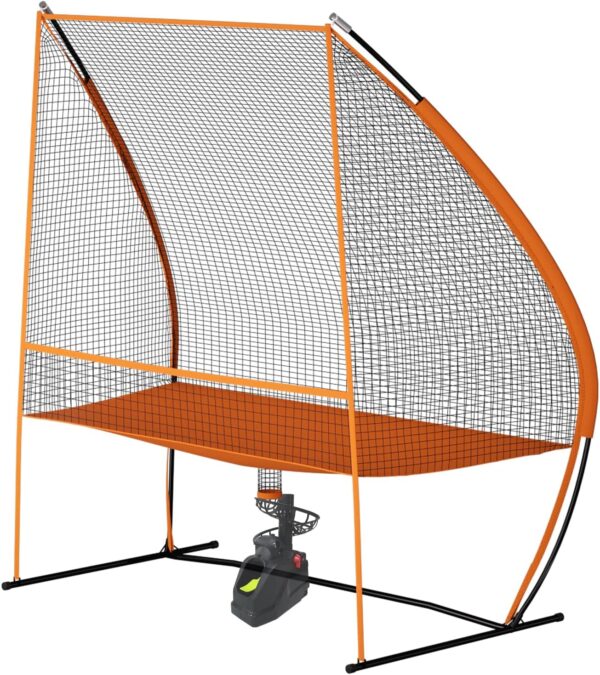 MR 7'x6' Freestanding Multi-Sport Training Return Net - Compatible with Tennis, Pickleball, Softball, Baseball & Toss Machine
