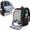 Pickleball Bag for 4 Paddles with Shoe Compartment, Pickleball Backpack with Fence Hook for Pickleball Accessories