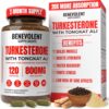 BENE Turkesterone with Tongkat Ali & BioPerine (Max Absorption) - Highest Purity 8,000mg Turkesterone Supplement for Men & Women - Increase Stamina, Muscle Growth, Drive & Recovery, 2 Months Supply