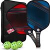 JP WinLook Premium Pickleball Paddles Set – USAPA Pickleball Set - Graphite Carbon Fiber Rackets for Women & Men and Balls for Indoor or Outdoor Play - Racquets, Pickleballs & Carry Bag