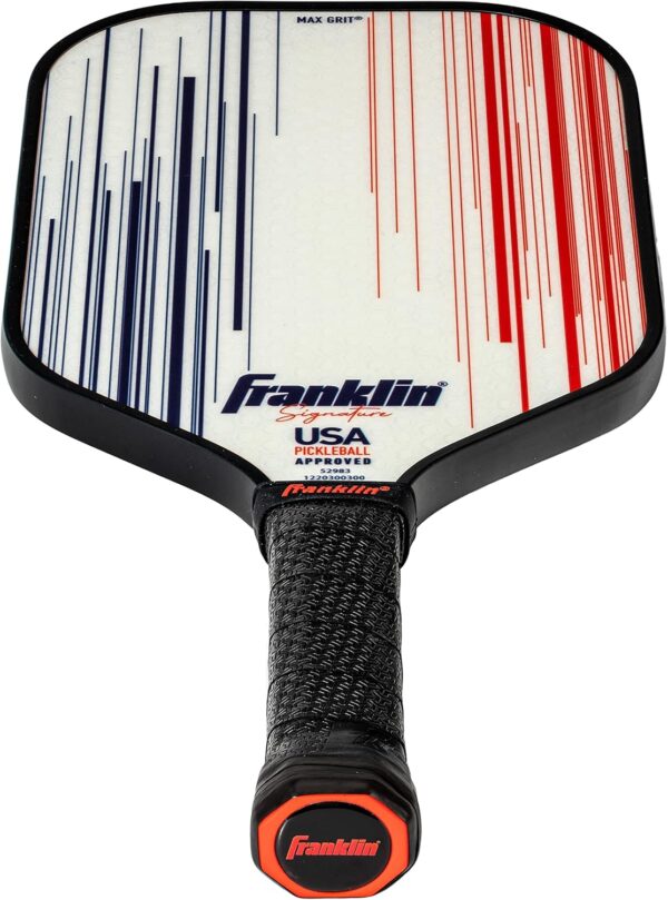 Franklin Sports Pro Pickleball Paddles - Signature Series Pro Pickleball Paddle with MaxGrit Surface - USA Pickleball (USAPA) Approved Tournament Pickleball Paddles - 13mm + 16mm Polypropylene Cores