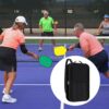 Pickleball Paddle Cover with Pocket, With Extra Storage Space Pocket for Accessories, Fits Store 2 Paddle &4balls, Zipper Closure - Waterproof Material