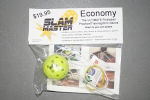 Slam Master Economy Pickleball Practice/Training/Drill Device, Attachable to Paddle
