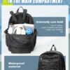 suwasp Pickleball Bag, Pickleball Backpack for Women and Men, Paddle Bag Fits 4 Paddles Accessories