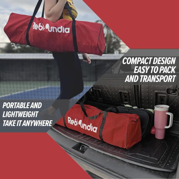 Portable Pickleball Net System - Official Regulation Size Pickle Ball Net for Outdoor and Indoor Use Durable and Lightweight Pickleball Nets for Competitive and Recreational Play