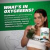 EHP Labs OxyGreens Super Greens Powder – Daily Greens & Superfood Supplement with Spirulina, Chlorella, Prebiotics, Digestive Enzymes, Antioxidants – 30 Servings (Forest Berries)