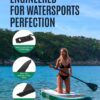 ZLX Paddle Board Fins Replacement, Detachable Paddleboard Replacement Fins, Quick Release Slide in Fin Replacement, Durable SUP Replacement Accessories