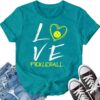LBP Women Pickleball Shirt Love Pickball T-Shirt Pickleball Lover Player Tee Tops