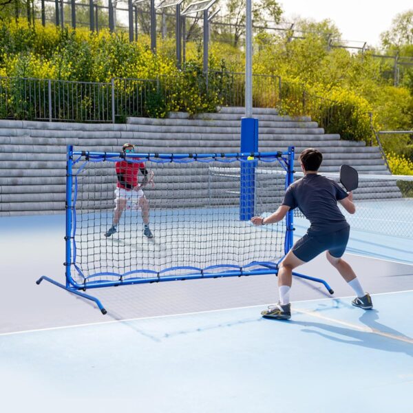 6FT Mini Pickleball Practice Net, Rebounder for Dink Volley Solo Training, Small Pickleball Net for Competitive Game, Freely Convertible Setup for Outdoor Driveway Backyard and Indoor Garage