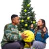 Pickleball Pillow - Huggable Plush Pickleball Cushion, 12" Soft & Comfortable Stuffed Pickleball Gift, Realistic and Funny Pillow, Gifts for Pickleball Lovers, Sports Pillow