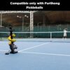 388PBH Pickleball Machine, 4 Adjustable Angles, Includes 9 Pickleballs, Powered by Power Bank/Battery, for Beginners