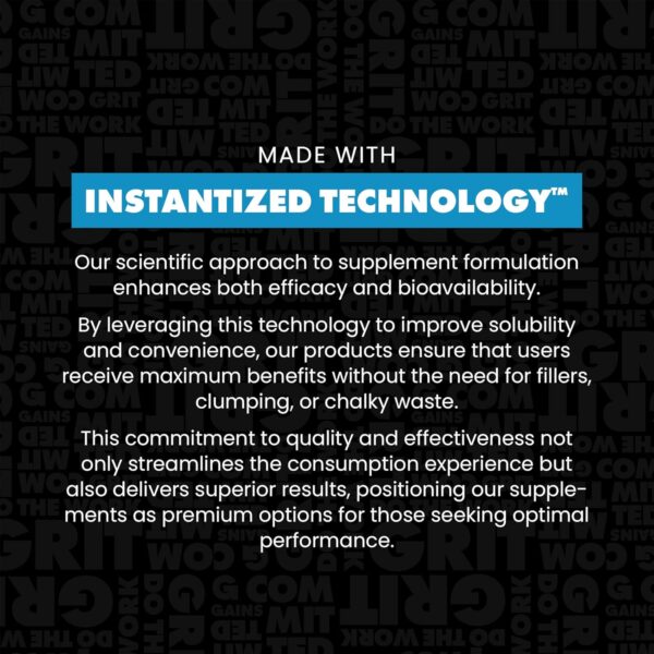 Gains in Bulk Instantized Glycerol Powder, Pre Workout Formula for Muscle Recovery, Pump and Hydration Support, Workout Supplement for Men and Women, Sugar Free, Non-Clumping, Unflavored, 80 Servings