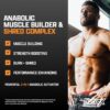 Nutrex Research Anabol Ripped Anabolic Muscle Builder for Men, 2-in-1 Muscle Builder and Shredding Supplement, (60 Count)