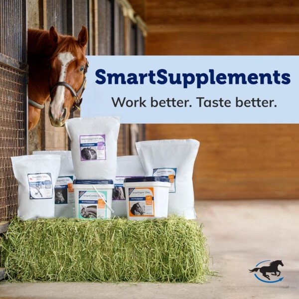 Uckele by SmartEquine Sport Grass Pellets | Horse Probiotics, Prebiotics, Vitamins & Minerals, Horse Vitamin E Supplement for Athlete Equines | Provides Amino Acids for Muscle Support | 30 lb Bag