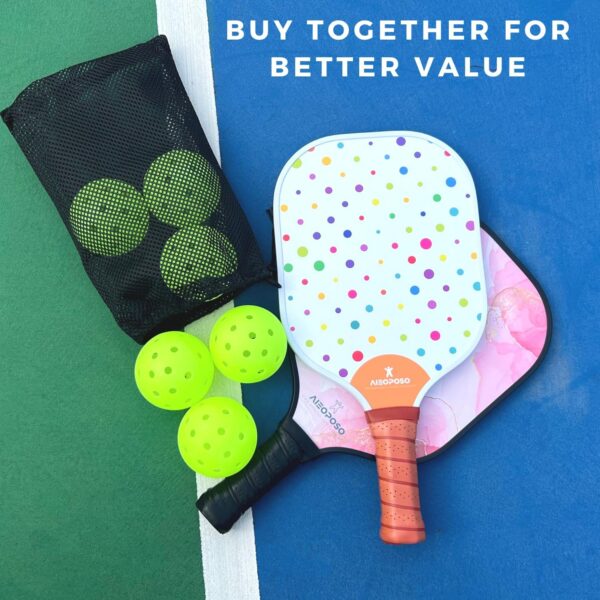 Pickleball Paddles, USAPA Approved Carbon Fiber Pickleball Paddle, Polypropylene Honeycomb Core Pickleball Racket Sets with Wristband & Paddle Cover, Pickleball Gifts for Beginners