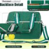 Newluck Pickleball Sling Tote Crossbody Bag for Women Men with Paddle Cover Pocket External Ball Bag and Adjustable Shoulder Strap Fence Hook Accessories