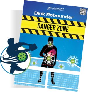Augment Pickleball Rebounder - Ultimate Pickleball Training Aid for Pickleball Practice - Improve Your Dinks and Reflexes at The Net