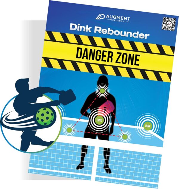 Augment Pickleball Rebounder - Ultimate Pickleball Training Aid for Pickleball Practice - Improve Your Dinks and Reflexes at The Net