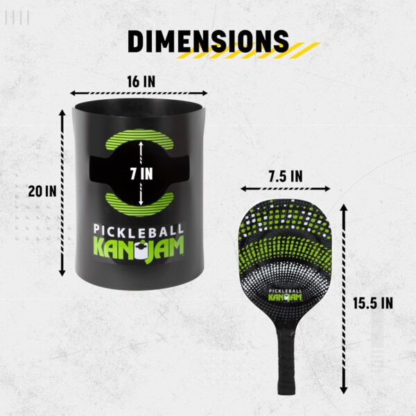 Kan Jam Pickleball - Team Based Pickle Ball Game - Includes 4 Paddles & 4 Outdoor Pickleballs