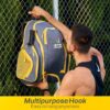Pickleball Backpack - Durable Sling Bag for Men & Women, Holds 2-4 Paddles, with Fence Hook, Shoe Compartment & Water Bottle Holder