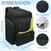 Pickleball Bag for Men and Women, Pickleball Backpack Fits 4 Paddles, Pickleball Equipment Bag with Shoe Compartment