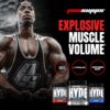 PROSUPPS Mr. Hyde Max Pump Pre Workout Powder - Stim-Free Preworkout Supports Blood Flow, Muscle Volume & Endurance - Caffeine-Free Nitric Oxide Gym & Fitness Supplements (Blue Razz, 20 Servings)