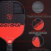 YC DGYCASI Pickleball Paddles Set of 4, USAPA Approved Pickleball Set, 4 Carbon Fiber Pickleball Rackets, 3 Outdoor Balls, 3 Indoor Balls, 4 Replacement Grip, 1 Bag for Women and Men