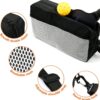 Cosmos Pickleball Bag for Men Women, Portable Pickleball Sling Bag Paddles & Balls Storage Pouch with Adjustable Shoulder Strap and Mesh Pocket, Sport Equipment Accessories