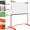 Zdgao Small Pickleball Net Set- 10FT Mini Pickleball Net, 4FT Adjustable Height Dink Training Rebounder Net with Outdoor Pickleballs, Paddles Set of 2 and Carry Bag for Driveway, Backyard