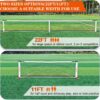 Zdgao Portable Pickleball Net for Driveway, 22 FT Regulation Size & 11 FT Half Court Size Pickle Ball Net with Pickleballs and Carry Bag, 2 in 1 Pickle Ball Net Set for Backyard