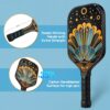 81bIZAEYGAL._AC_SL1500_.jpg Pickleball Paddles,16MM Pickleaball Paddle with Carbon Fiber Sandblasted Finish&Polymer Honeycomb Core Provides Lighter Weight(8.11 Oz)&Higher Grit&Spin,BlueBean