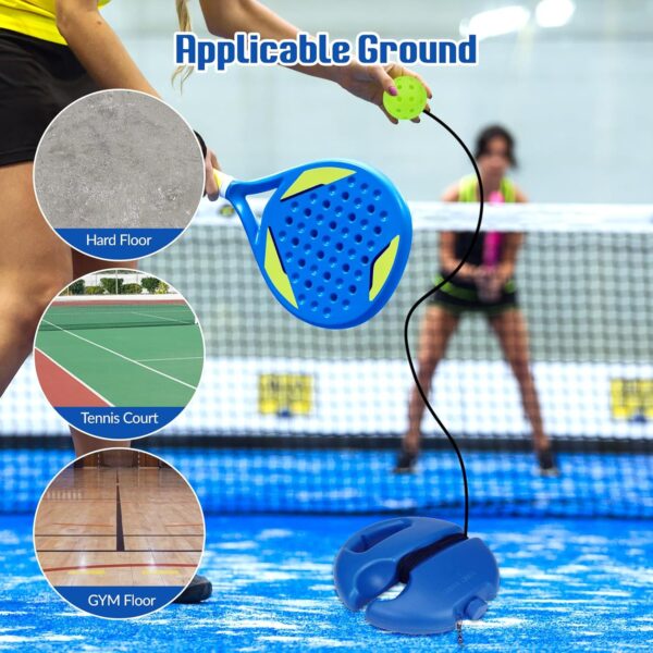 Pickleball Trainer, Match Pickleball Trainer, Match Pickleball Practice Rebounder Ball with String, Pickleball Training Aids for Outdoor Beginner