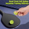 Mini Pickleball Training Balls - Warm Up Pickleball Drills, Enhance Reaction Time & Hand-Eye Coordination | Ideal Gift for All Ages and Skill Level