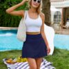 ATTRACO Tennis Skirts for Women with Pocket Golf Skirt Tummy Control Workout Athletic Skirts